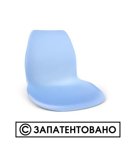 Стул SHT-ST29/S130 HD TM Sheffilton 194016 545x555x810 мм Пластик/металл Голубой/черный муар, изображение 4