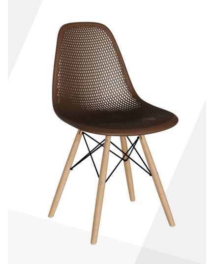 Стул Eames ажурный шоколад