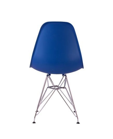 Стул Eames синий, опора металл, изображение 5