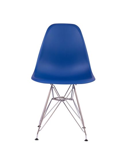 Стул Eames синий, опора металл, изображение 2