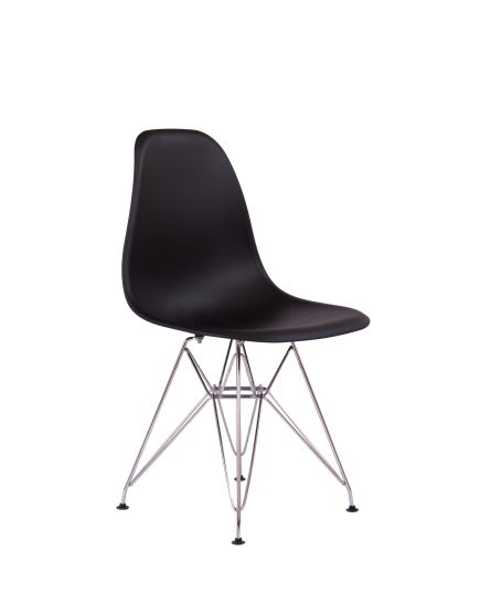 Стул Eames черный, опора металл