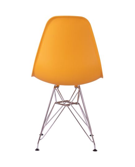 Стул Eames желтый, опора металл, изображение 5