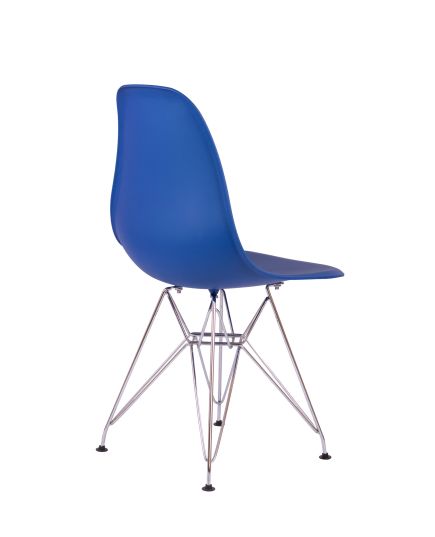 Стул Eames синий, опора металл, изображение 4