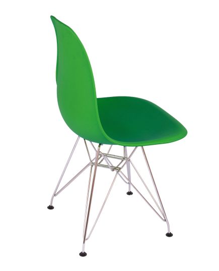 Стул Eames зеленый, опора металл, изображение 4