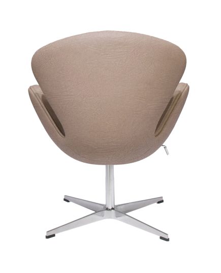 Кресло SWAN STYLE CHAIR латте, экокожа, изображение 4