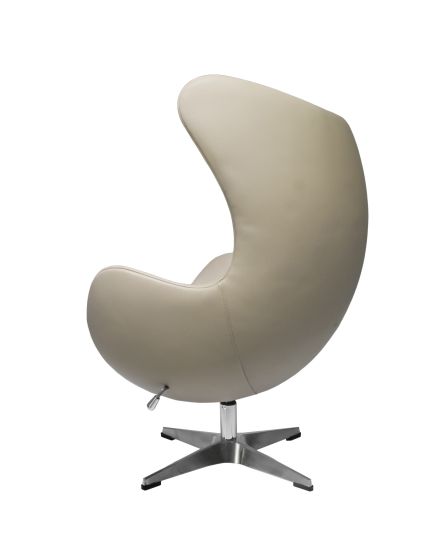 Кресло EGG STYLE CHAIR латте, экокожа, изображение 4