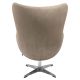 Кресло EGG STYLE CHAIR латте, искусственная замша FR 0647, изображение 5