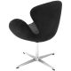 Кресло SWAN STYLE CHAIR графит, искусственная замша, изображение 5
