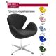 Кресло SWAN STYLE CHAIR графит, искусственная замша, изображение 7