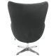 Кресло EGG STYLE CHAIR графит, искусственная замша, изображение 5