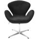 Кресло SWAN STYLE CHAIR графит, искусственная замша, изображение 2