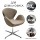 Кресло SWAN STYLE CHAIR, бежевый, искусственная замша, изображение 8