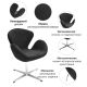 Кресло SWAN STYLE CHAIR графит, искусственная замша, изображение 6