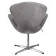 Кресло SWAN STYLE CHAIR серый, искусственная замша, изображение 3