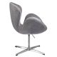 Кресло SWAN STYLE CHAIR серый, искусственная замша, изображение 2