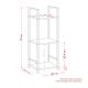 Стеллаж Leset Стилвуд 13 узкий, 3 полки 4687207095716, изображение 2