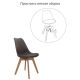 Комплект из 4-х стульев Eames Bon латте, изображение 8
