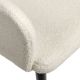 Стул Bruno белый, искусственный мех, изображение 6