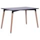 Стол EAMES 2 черный 120*80 см