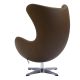 Кресло EGG STYLE CHAIR коричневый, изображение 4