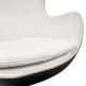 Кресло EGG STYLE CHAIR черный, экокожа, изображение 6