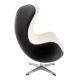 Кресло EGG STYLE CHAIR черный, экокожа, изображение 3