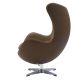 Кресло EGG STYLE CHAIR коричневый, экокожа, изображение 4